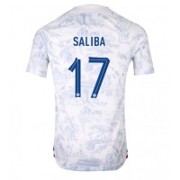 Moški Nogometni dresi Francija William Saliba #17 Gostujoči SP 2022 Kratek Rokav